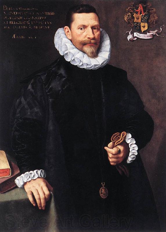 POURBUS, Frans the Younger Portrait of Petrus Ricardus zg Spain oil painting art